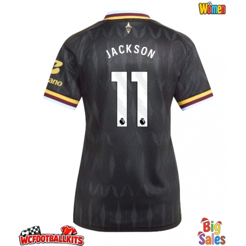 Aston Villa Nicolas Jackson #11 Replica Away Stadium Shirt for Women 2026-27 Short Sleeve
